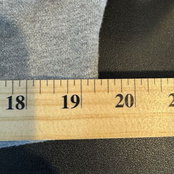 WTAMU West Texas A&M Buffs Gray Large Full Zip Hoodie Sweatshirt Glitter Women's - Picture 8 of 8